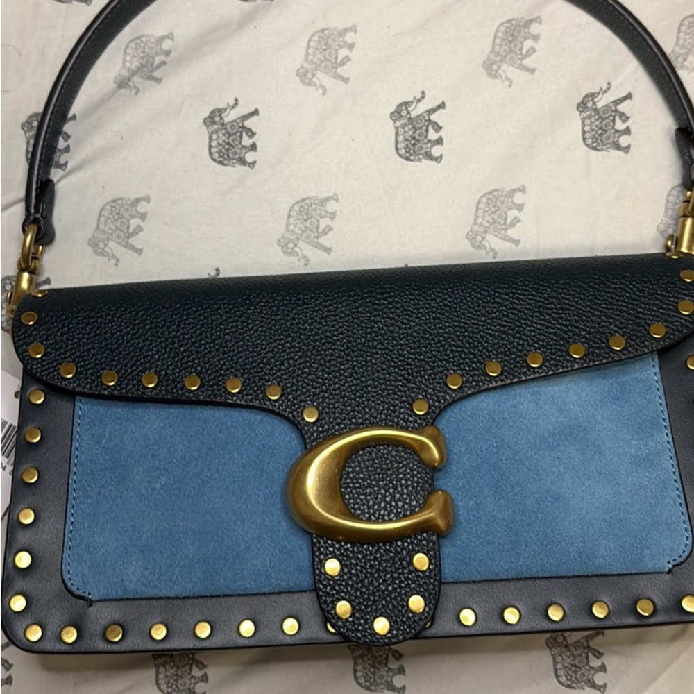NWT coach rivet tabby 26
